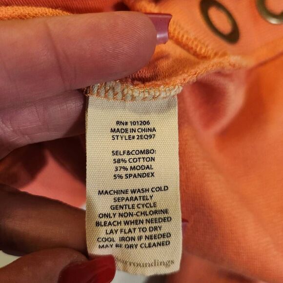 Soft Surroundings Melon Lakshmi Pullover Tunic Small (4832) - Picture 7 of 7